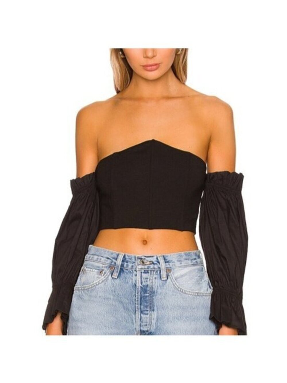 MORE TO COME Elyse Top in Black
